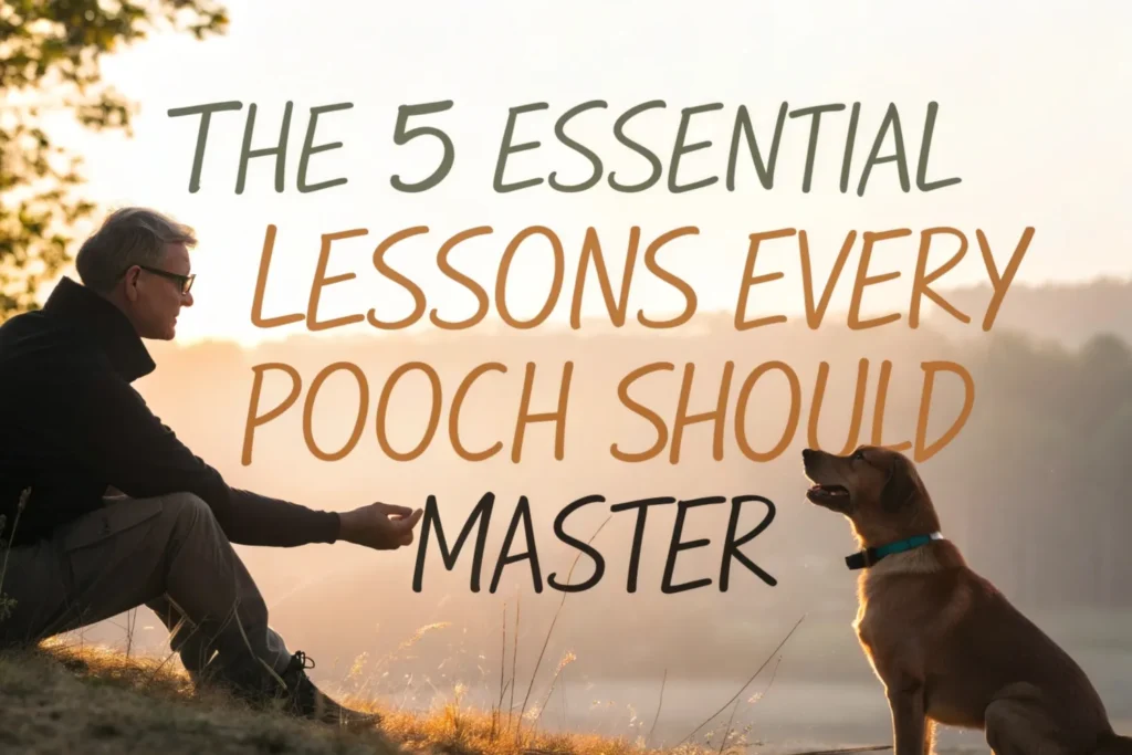 The 5 Essential Lessons Every Pooch Should Master