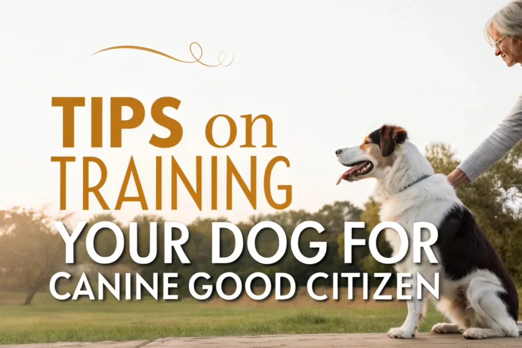 Tips on Training Your Dog for Canine Good Citizen